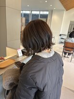 ローレンアオ(LOREN AO)&nbsp;【LOREN AO】透明感グレージュ/くびれボブ