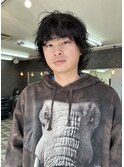メンズミディアムパーマ