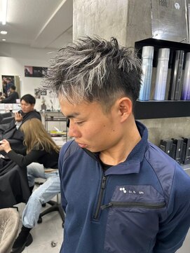 メンズサロン キング 梅田店(Men’s salon K!ng) 波巻きツイストスパイラルパーマ/フェザーパーマ/眉毛