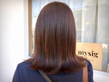 ミューシグ(mysig)の雰囲気（目指すのは自分の髪が１番綺麗だった頃の髪、それ以上！）