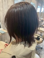 エヌアンドエー せんげん台店(N&A)&nbsp;重く見えず軽やかさのある印象◎ウルフカット/レイヤー/艶感