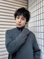 スパイキーショート/メンズ/ニュアンスパーマ/メンズカット