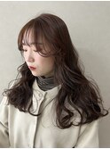 韓国スタイル/暖色カラー/髪質改善