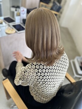 ヴィンスジオ 岐阜駅南(vince gio) ミルクティーベージュ/髪質改善トリートメント