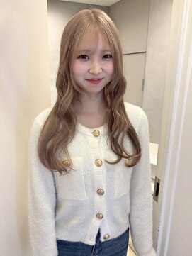 ペレ アネックス 大阪梅田茶屋町店(PELE ANNEX) ホワイトグレージュ/デジタルパーマ/チェリーブラウン/梅田