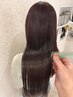 【髪質改善カラー】オージュア4STEP+髪質改善カラーカット￥15,200