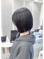 ロンドリゼル 札幌(Lond RiseL)&nbsp;オリーブグレー/前髪/ボブ/マロンベージュ/レイヤーカット/小顔