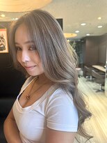 ヘアメイク フォックス 錦店(hair make FOX)&nbsp;透明感/ダブルカラー/ロング/外国人風/ハイトーン/ミルクティー