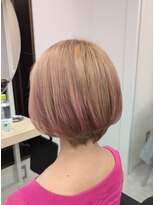 エイト ホワイト 札幌駅前店(EIGHT white)&nbsp;ラテベージュ×ピンクハイライト