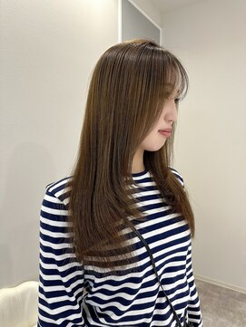 レイヤーカット×オリーブグレージュ☆