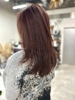 バベル(BABEL Hair Design)&nbsp;【BABEL】ファジーピンク/レイヤーカット