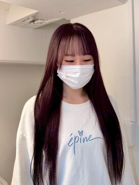 ロマリア ヒルズ 表参道 原宿(Lomalia HILLS) イメチェン前髪カット[表参道ダブルカラーケアブリーチ縮毛矯正]