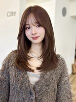 コート 青山(Cote) 美髪レイヤーカット/顔まわりレイヤー/くびれロングレイヤー