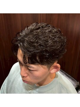 ヒロギンザ 栄店(HIRO GINZA) フェザーパーマ×ツーブロック