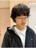 【晴音】ショートパーマ/ショートウルフ/くせ毛風パーマ/20代
