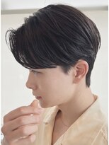 フィフスパーク(fifth PARK)&nbsp;メンズセンターパートウルフニュアンスパーマカルマパーマゆるめ