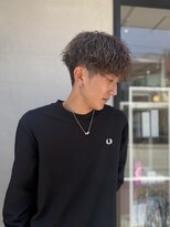 メンズバイココテラス 豊中(men's by cocoterace)&nbsp;メンズ/波巻きパーマ/ハイライト