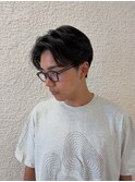 ニュアンスパーマメンズパーマメンズ毛流れパーマフェザーパーマ