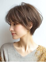 ハーツ 青山表参道店(Heart's) 白髪ぼかし脱白髪染め似合わせショートボブ40代50代60代
