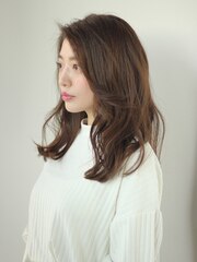 大人ロングのラフカールMIX☆［髪質改善/池袋&目白&大塚］