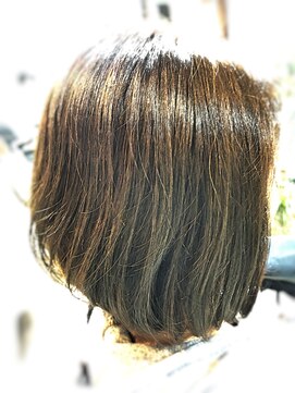 キャン 温品店(CAN) 【ＣＡＮ】大人女子にオススメ！　ミニボブ×オーガニックカラー