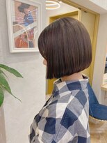 ロンドプランタン 恵比寿(Lond Printemps) 【Lond佐野】簡単スタイリング 小顔カジュアル切りっぱなしボブ 