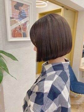 ロンドプランタン 恵比寿(Lond Printemps) 【Lond佐野】簡単スタイリング 小顔カジュアル切りっぱなしボブ