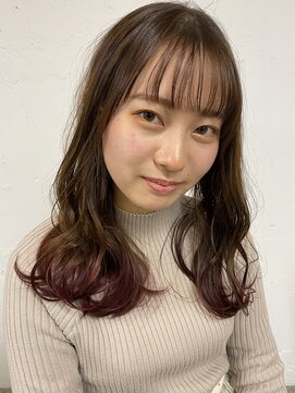 シーバイサイン(sea by Sign) オリーブブラウン × カシスピンク