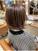切りっぱなしボブ×ハイライト  【町田/町田駅】