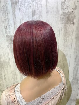 エヌプラス(N+) 黒髪グラデヘアーオリーブグレー小顔に見せるヘアココアベージュ