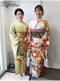 早朝料金なし!親子で着付けヘアセット☆