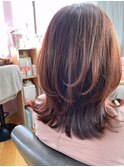 ショコラアッシュ/ヘルシースタイル/ふんわりカール/学芸大学