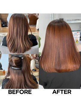 モーブ(MAUVE) 髪質改善【美髪矯正】ビフォー・アフター４