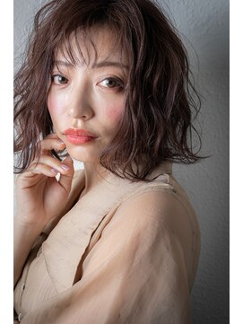 カバーヘア ブリス 大宮西口(COVER HAIR bliss) フレンチカジュアルゆるふわ外ハネボブパーマu大宮20代30代40代