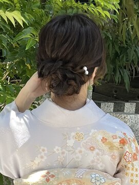 バサラ 大阪梅田店(VASARA) 訪問着レンタル　参列ヘアセット　結婚式ヘア　参列ヘア