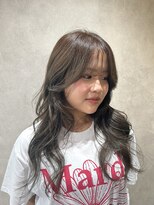 ハイプ(HYPE)&nbsp;【藤沢/湘南】オリーブベージュ/レイヤーカット/艶感カラー