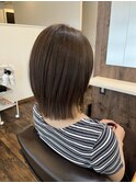 切りっぱなしボブ