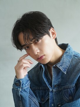 フィフス 神南(fifth) センターパートニュアンスパーマワンカールパーマコンマヘア韓国