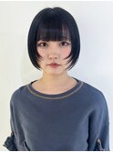 透明感カラーネビージュボブルフワンレン_ba500361