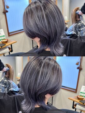 アフェクト 金沢文庫(affect) デザインカラー/ウルフカット/ハッシュカット/ブリーチ/金沢文庫