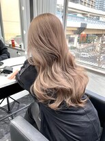 スライバイリアオオサカ(Sly By Ria OSAKA)&nbsp;ミルクティーベージュ/ケアブリーチ【梅田】【大阪】