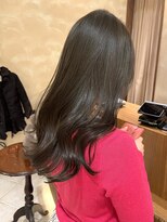 10代20代30代ロングヘア 韓国ヘア オリーブグレージュ イエベ秋