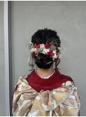 王道シニヨンヘア