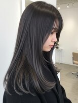 グルグル 下総中山店(GULGUL)&nbsp;下総中山/ロング/顔周り/ブリーチなしカラー/前髪