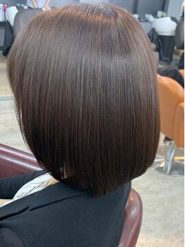 ピークス 西川口東口(PEQSS) ミディアムボブ×抜け感アッシュベージュ