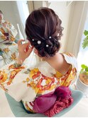 浴衣ヘアセット/お呼ばれヘアセット/成人式ヘアセット