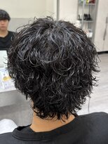 ビカムメンズヘアー 栄店(become men's hair)&nbsp;後ろも映えるサーフカール/ウルフパーマ/メンズパーマ/名古屋栄