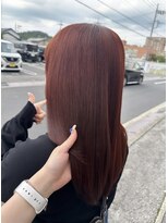 ストロベリーR.&nbsp;髪質改善　TWICEももりんカラー