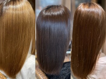 ニューヨーク 桂川店(NEWYORK)の写真/【桂川】お一人おひとりの髪質に合わせて11種類から最適にカスタマイズ！プロの技術で叶えるうるツヤ髪へ