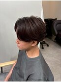 men's/メンズ/刈り上げセンターパート/フェザーパーマ/新宿